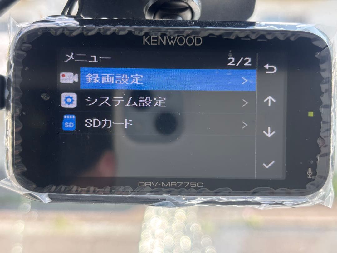 KENWOOD DRV-MR775C ドライブレコーダー　付属品一式有り