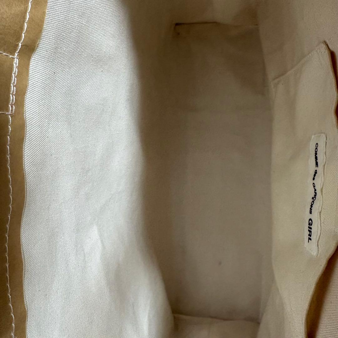 COMME des GARÇONS GIRL限定 PVC バック　レッド