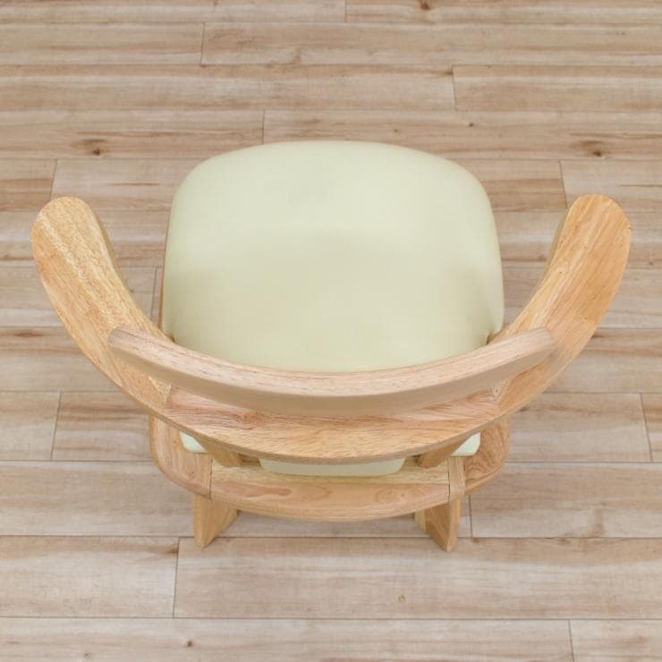 TR DC SC　6脚　アームチェア　回転式　ナチュラル