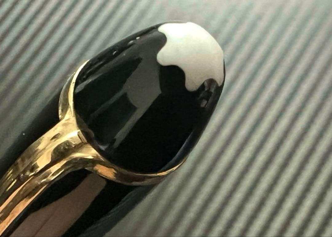 モンブラン マイスターシュテュック 146 万年筆 14C 全金 F 細字　2