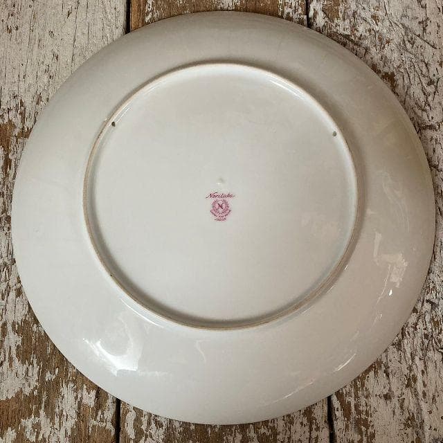 50sヴィンテージ*オールドノリタケ*古い 飾り皿*井上武 画伯*薔薇 プレート