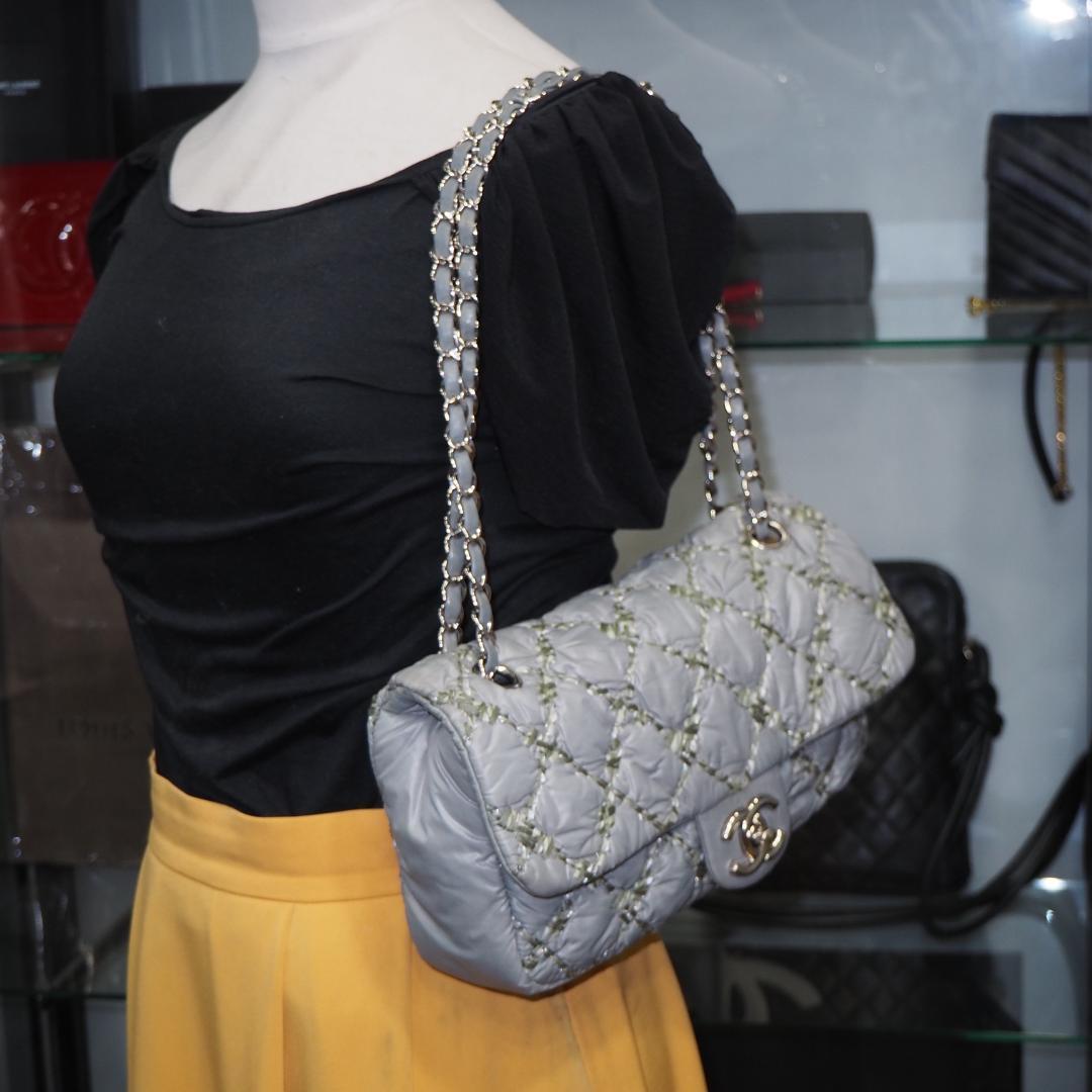 セール 美品 シャネル パリビザンス Wチェーンショルダーバッグ 斜め掛け