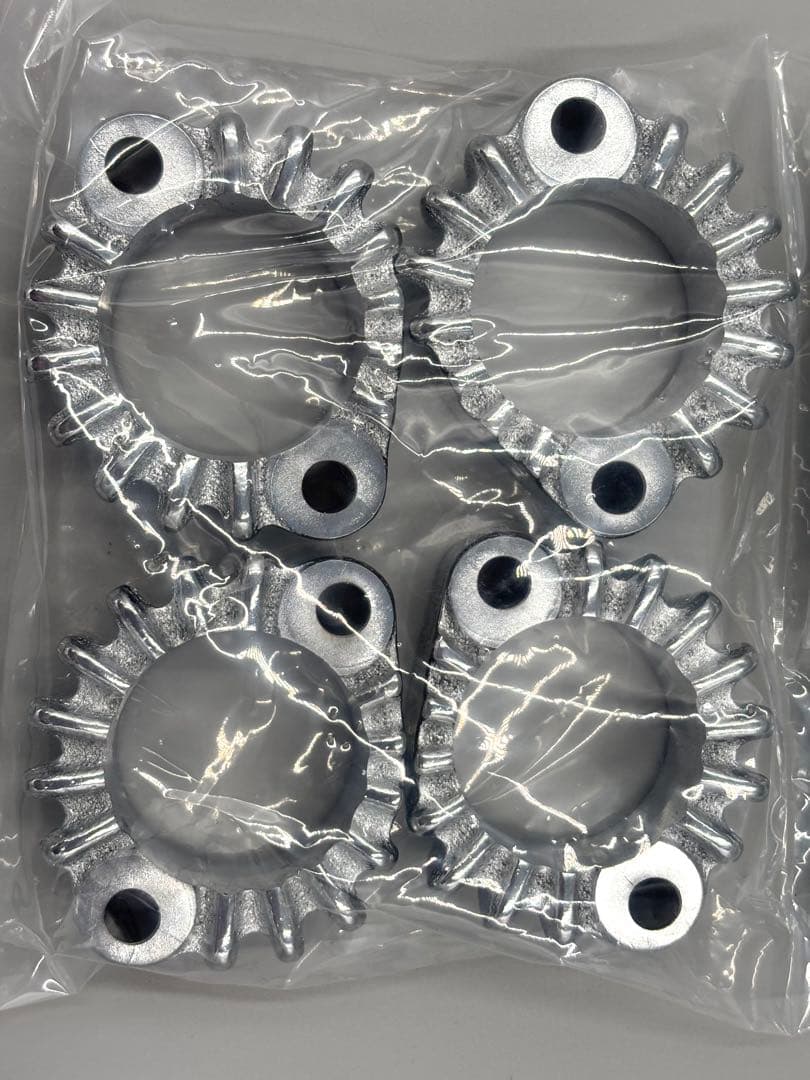 Z1/Z2 後期型4本出しマフラー用フランジセット 8mm穴 '76-'80