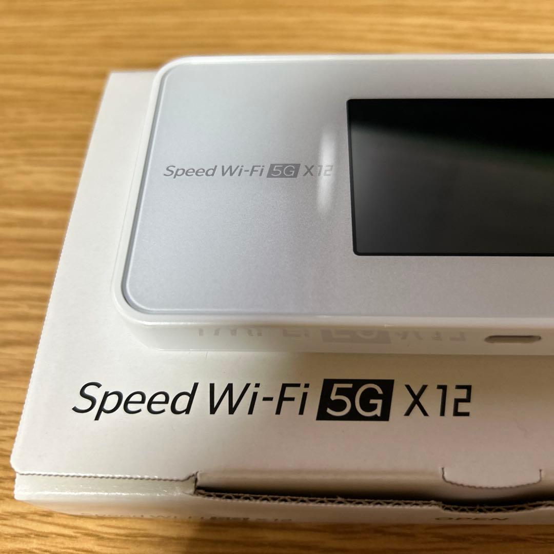 モバイルルーター Speed Wi-Fi 5G X12 クレードル付き