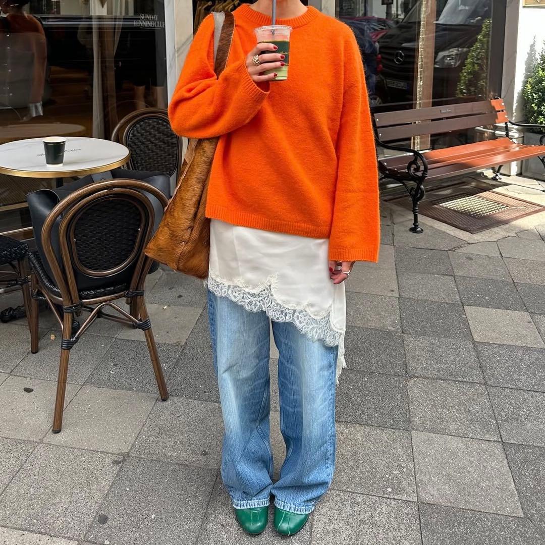 ZARA ザラ M ZW COLLECTION アシンメトリーレースワンピース