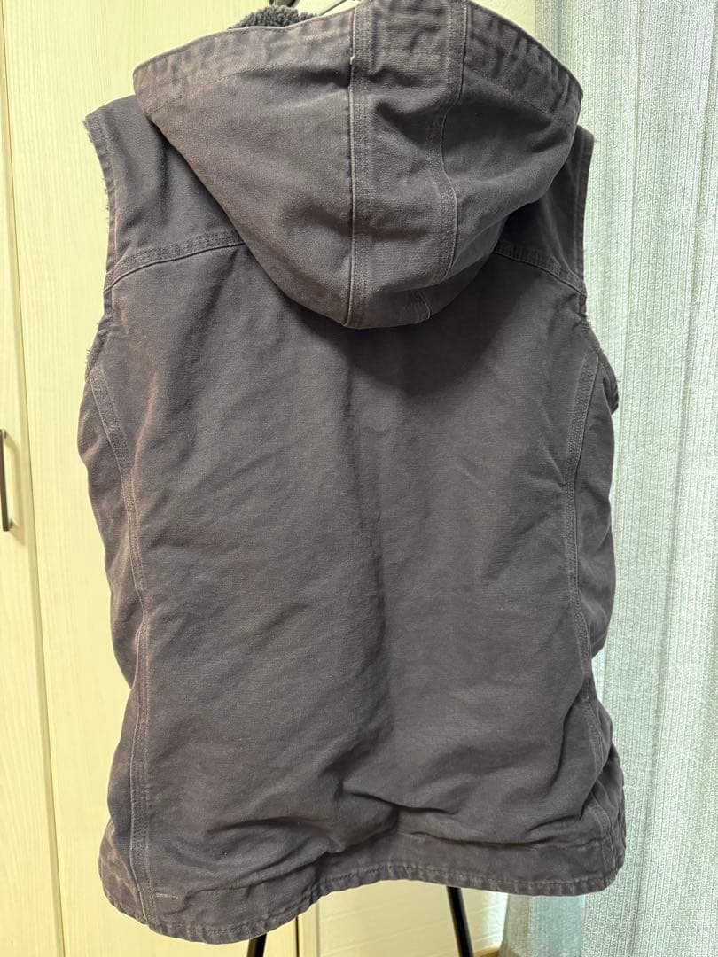 Carhartt フード付きベスト グレー 12/14