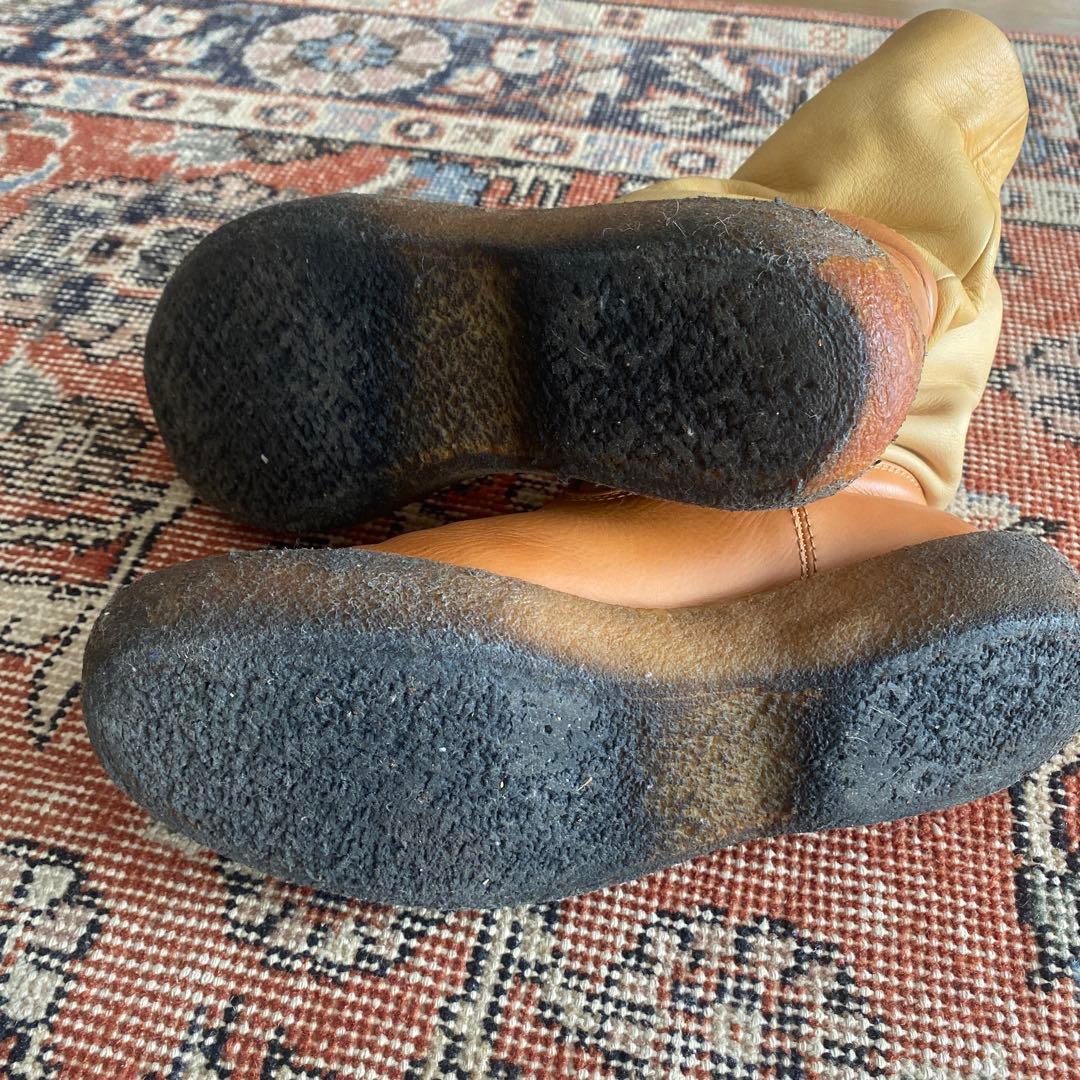 キャピタル kapital ポパイブーツ ショートブーツ　ボーダー　サイズ1