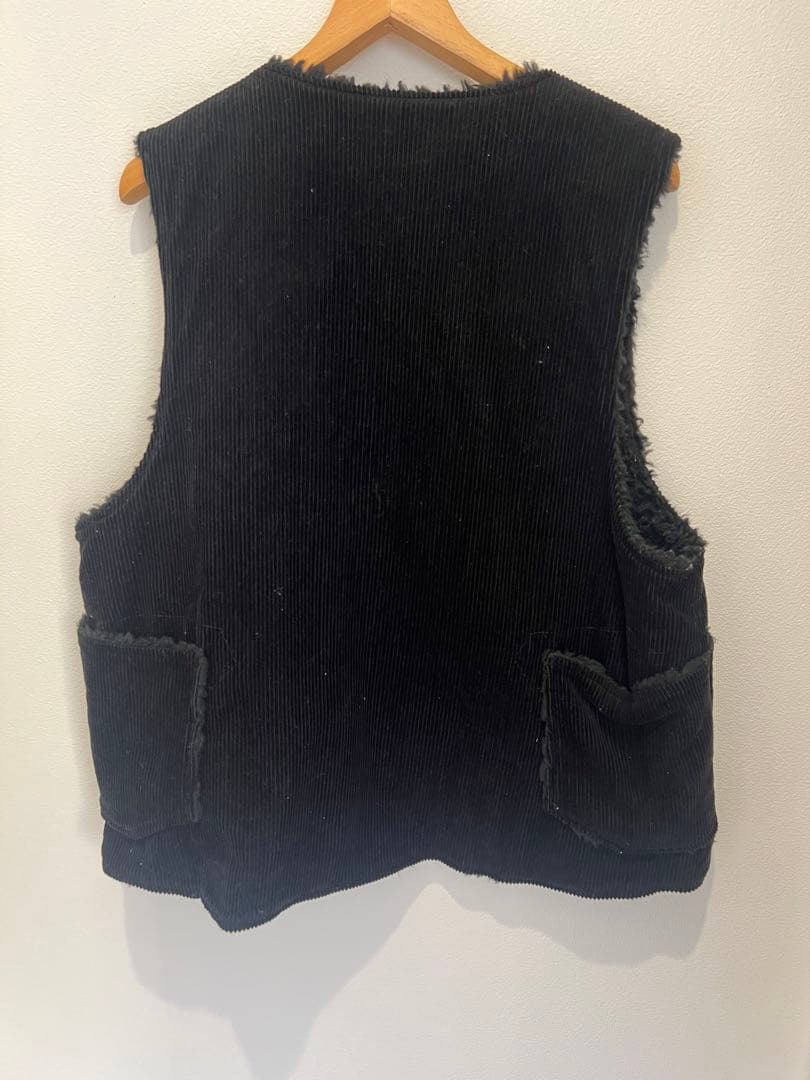 エンジニアードガーメンツ USA製　ボア　コーデュロイ　リバーシブル　ベスト