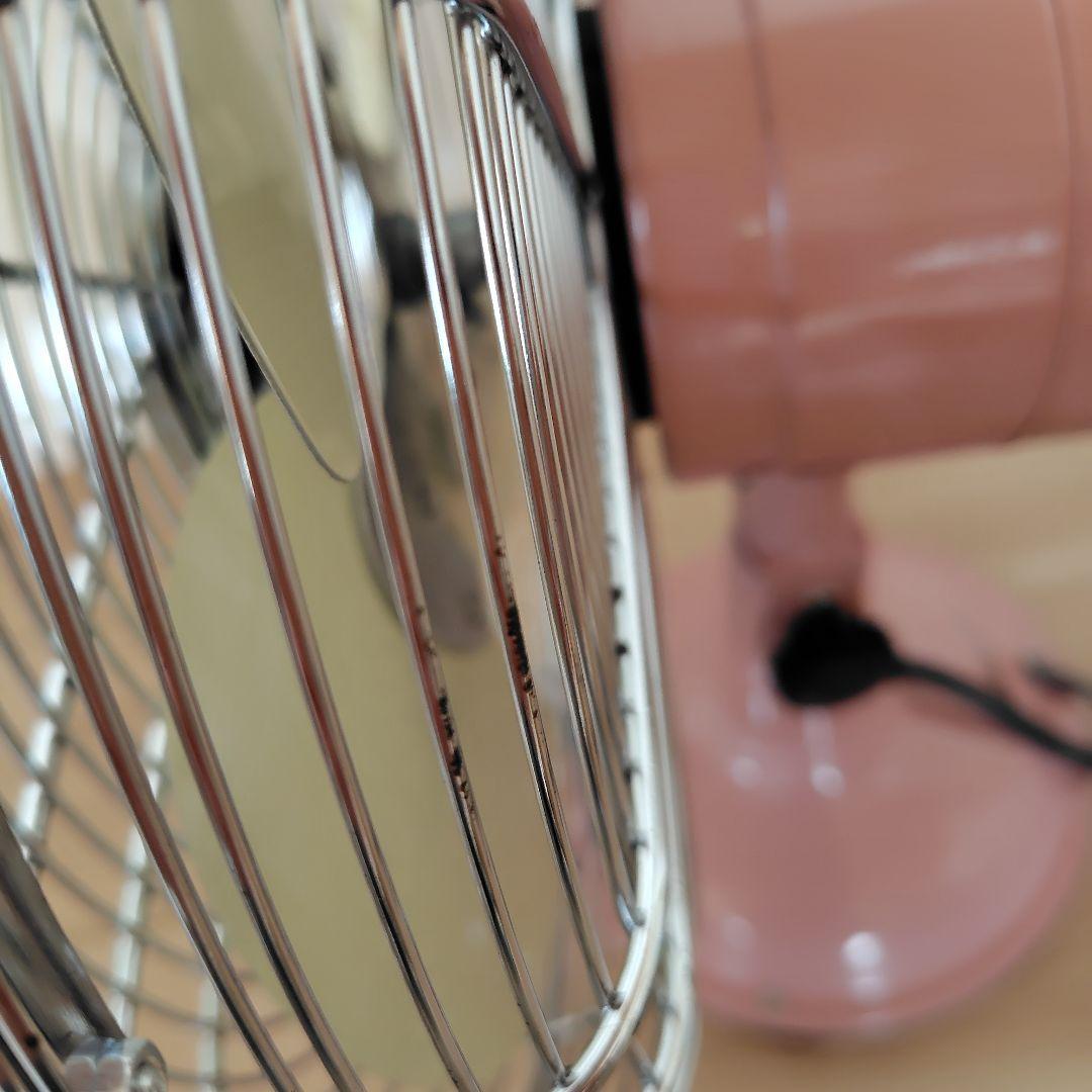 マーキュリー メタルデスクファン ピンク