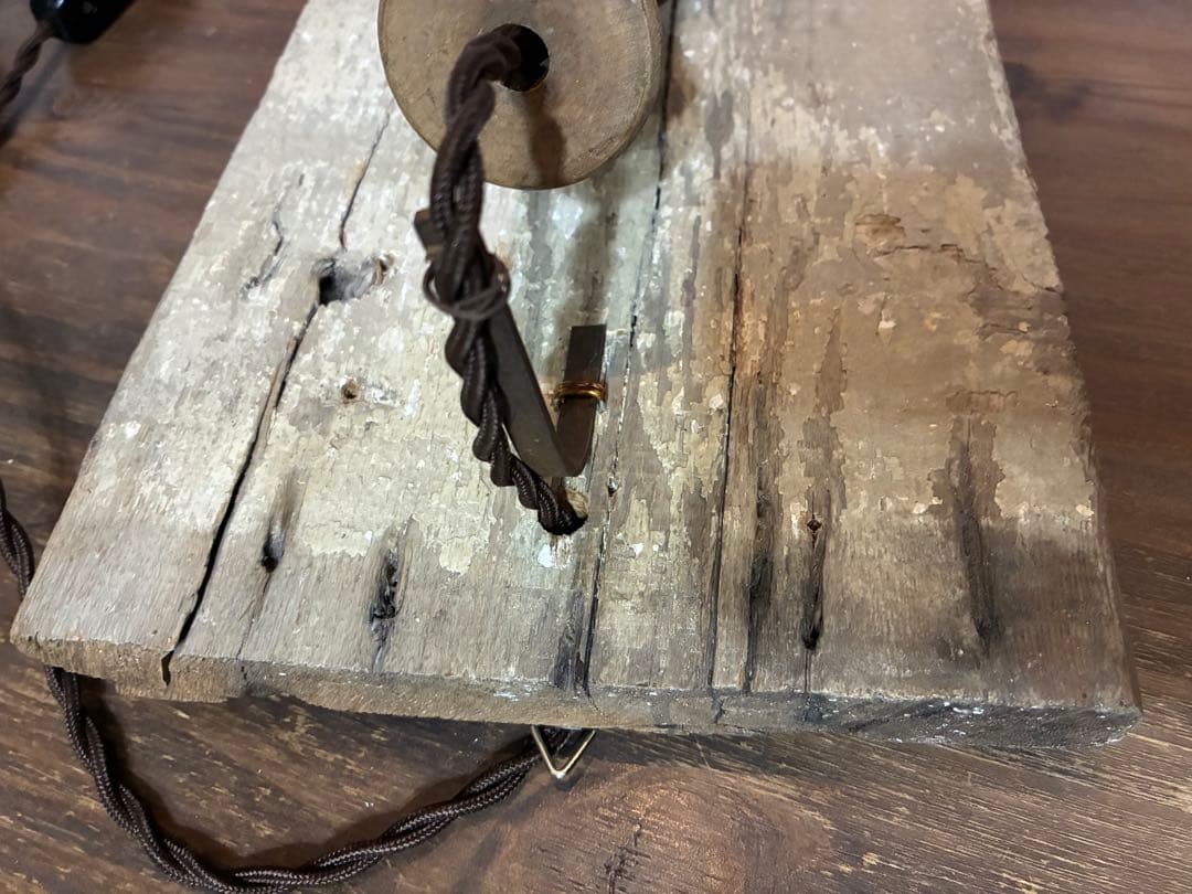古道具 壁掛けライト 古材 照明 シャビー 古雑貨