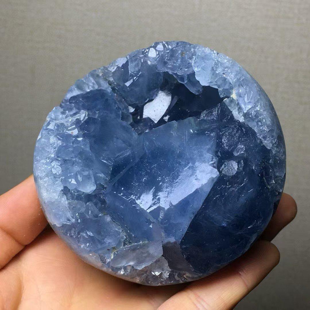 AAAAAAAA級天然セレスタイト原石B1202/YS/L80/229D