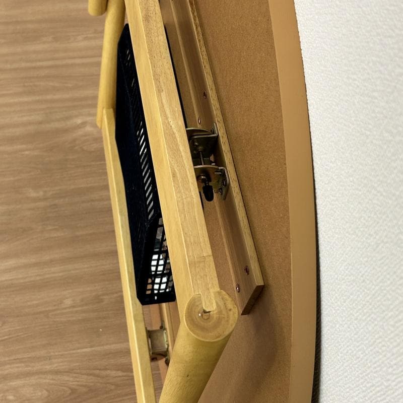 【新品】天然木BIG折れ脚　円形こたつ100NA【OUTLET】