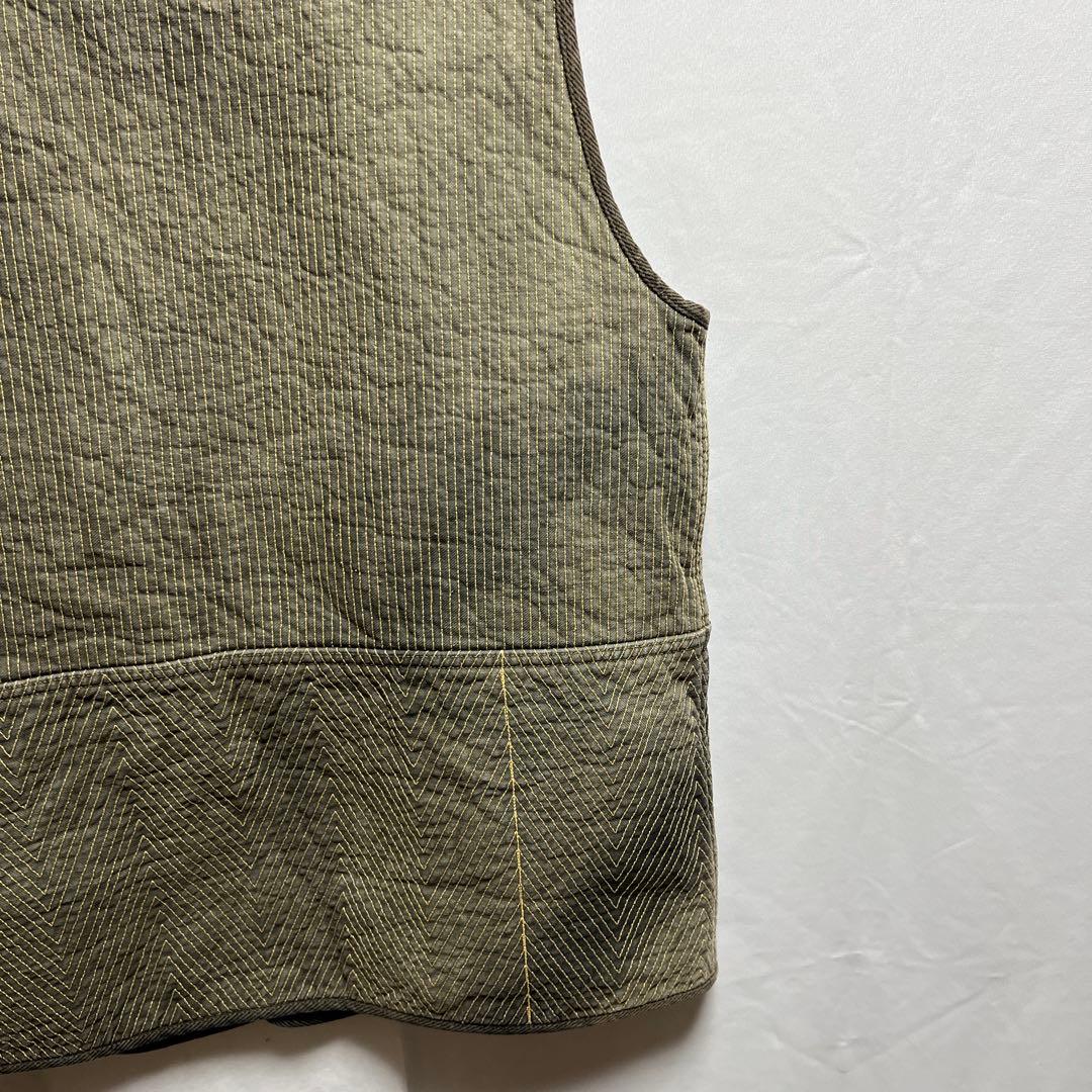 KAPITAL キャピタル　ベスト　裏地ウール　刺子　刺し子　サイズ　4