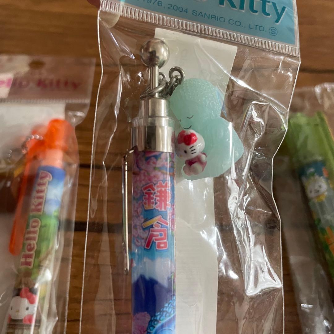 ハローキティ　ご当地　ボールペン　シャープペン　ストーン付き　エンジェル