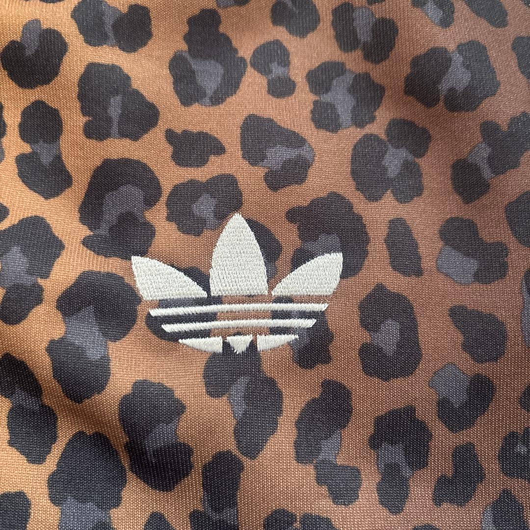 adidas ABCマート限定　レオパード トラックジャケット　L ヒョウ柄