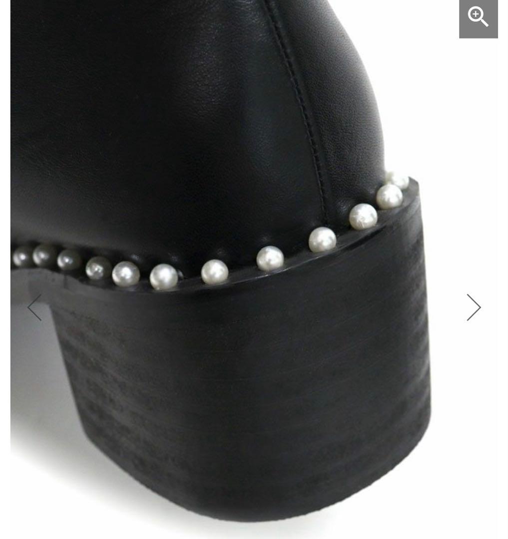 【新品未使用♡完売品】アキロン×Donobanコラボ パールロングブーツ