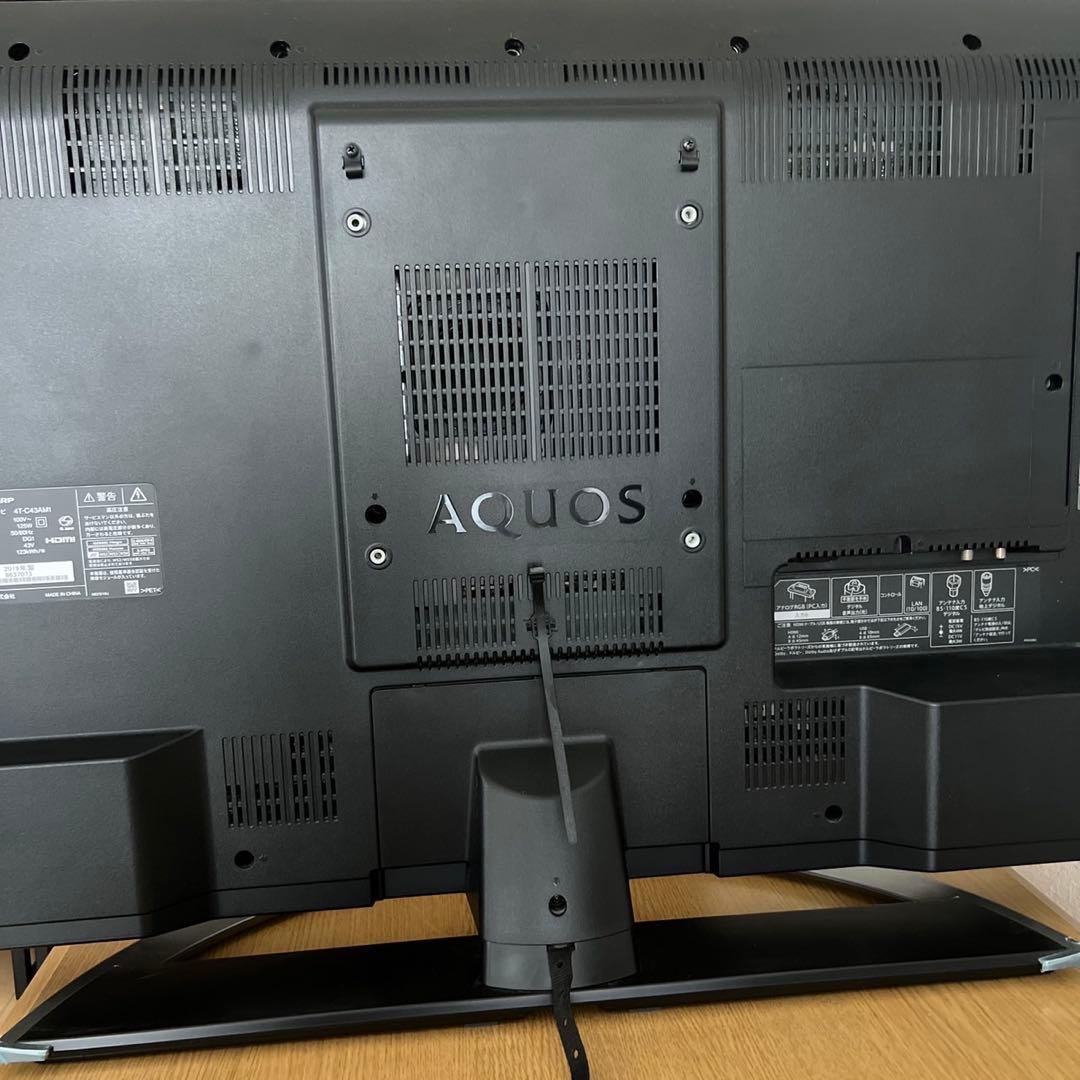 【美品】SHARP 4T-C43AM1 43型 4Kテレビ 配送込み