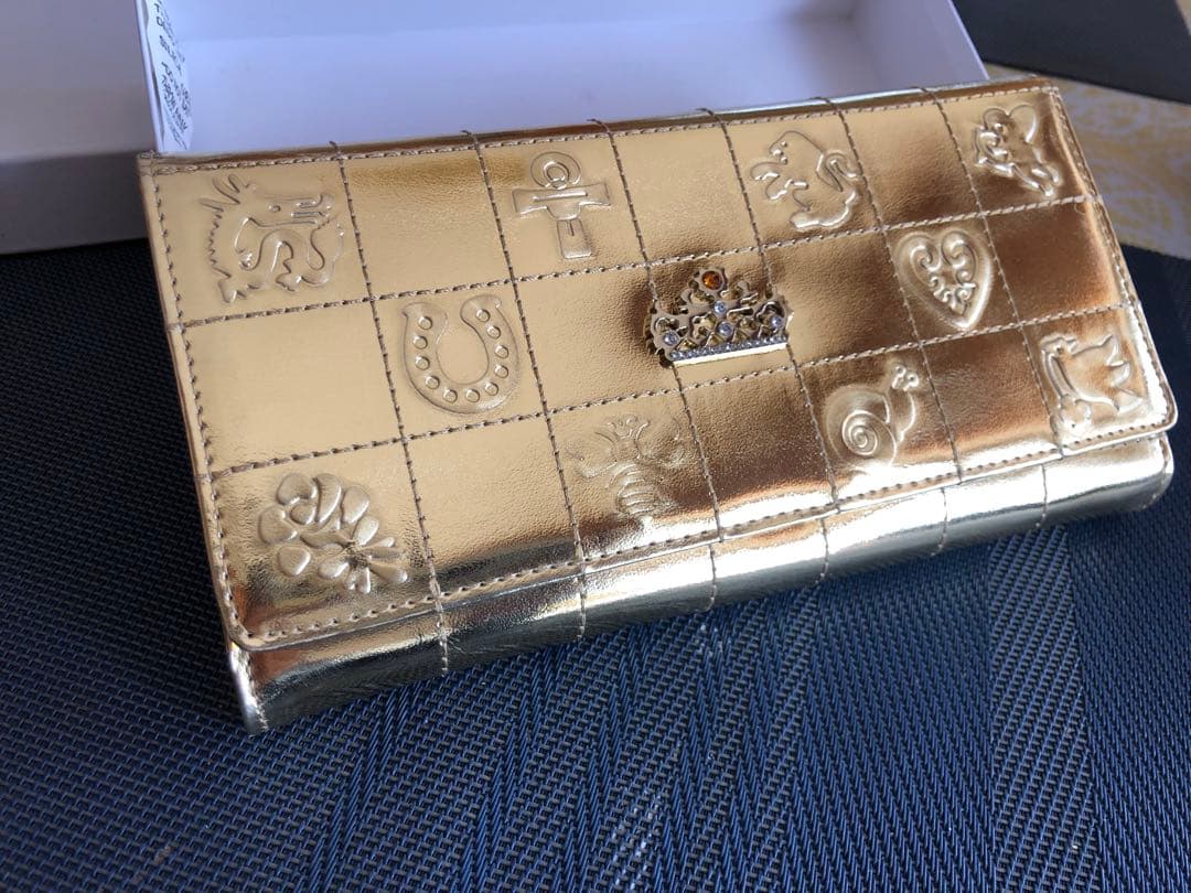 【大手買取店査定済】純金9999カード護符最高開運 水晶院 干支水局三合図開運符