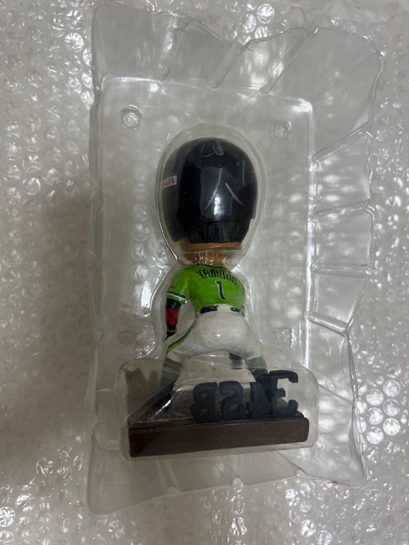 ヤクルトスワローズ　山田哲人　直筆サイン　ボブルヘッド　トリプルスリー盗塁