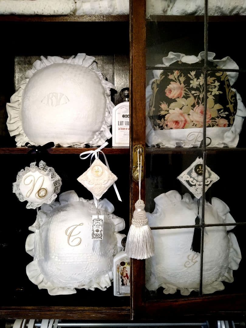 ★オーダー専用です★フランスアンティーク　リメイククッション★