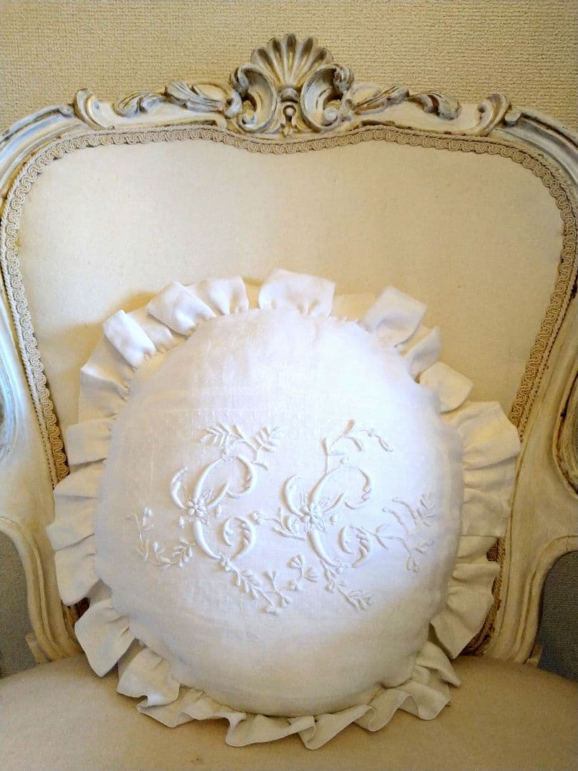 ★オーダー専用です★フランスアンティーク　リメイククッション★