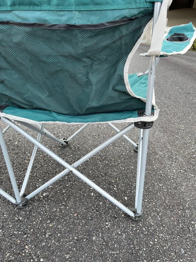 2人掛け用アウトドアチェア　カップホルダー付き　SOUTH FIELD