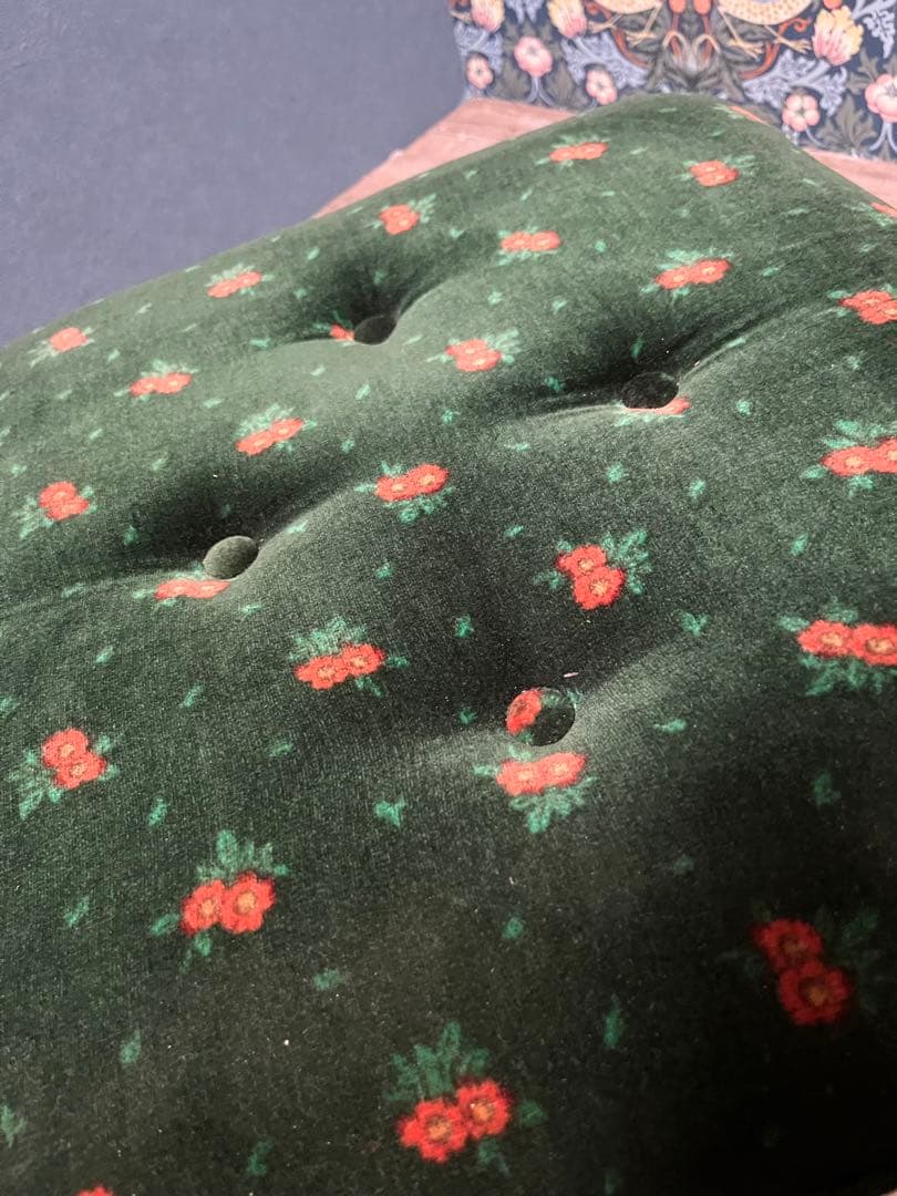 n's close＊スツール オットマン クッション付 アンティーク