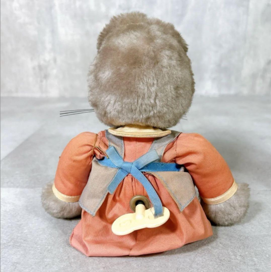 X953 Sankyo doll オルゴール うさぎ 人形 首が動く レトロ