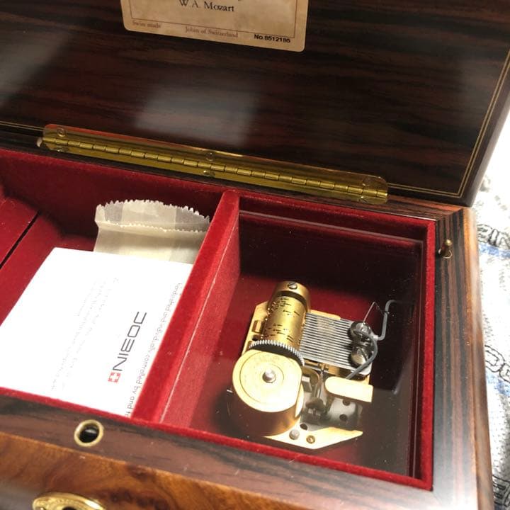 オルゴール ジョバン JOBIN スイス製 ボックス 鍵付き 海外製？