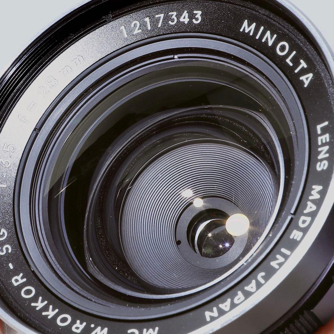【完動品】Minolta MC W ROKKOR-SG 28mm f/3.5初代