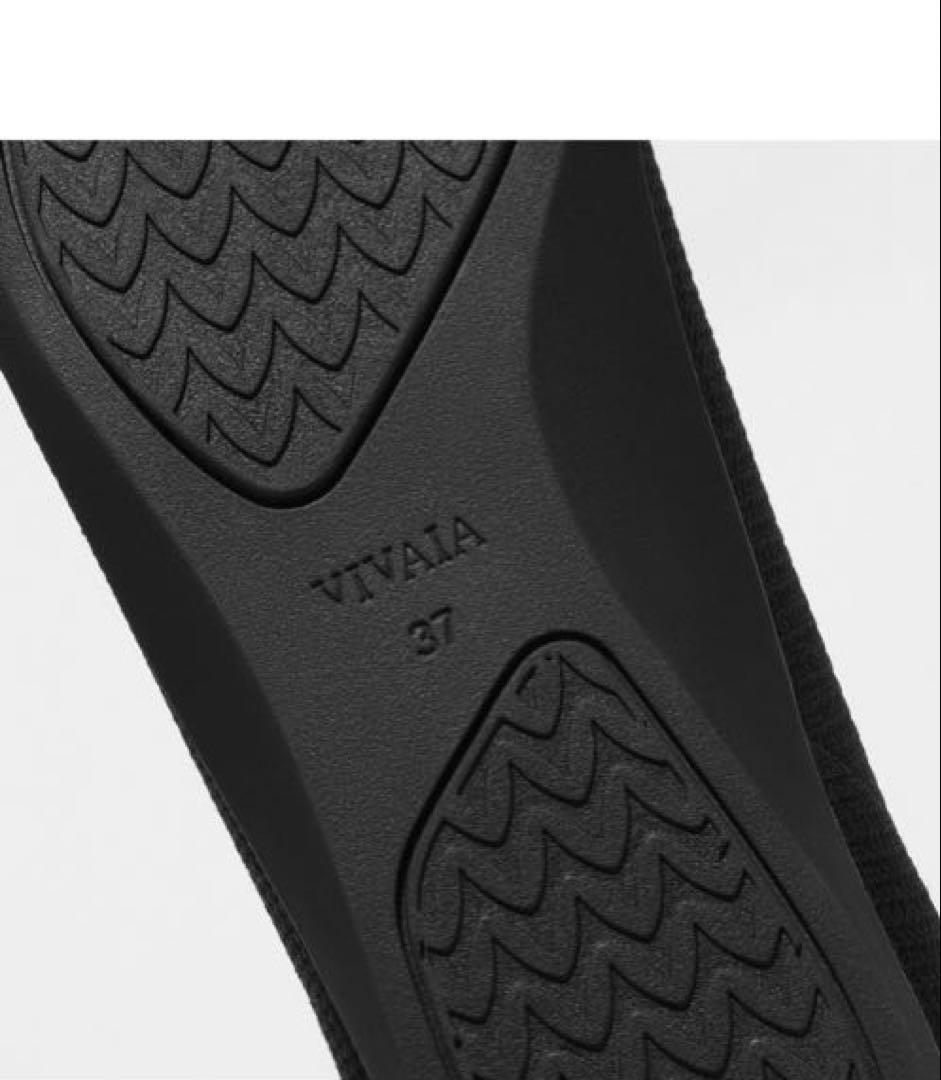 VIVAIA ブラック フラットシューズ 37