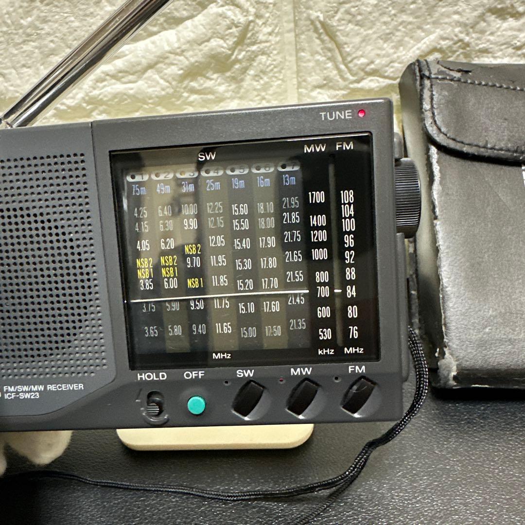 美品　SONY FM/MW/SW レシーバー ICF-SW23 動作確認済