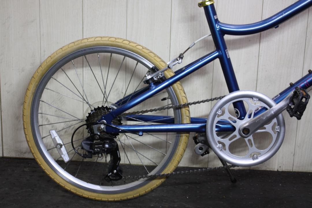 ANNAアンナ クリーム 20インチ 7速 アルミ380mm 青minivelo
