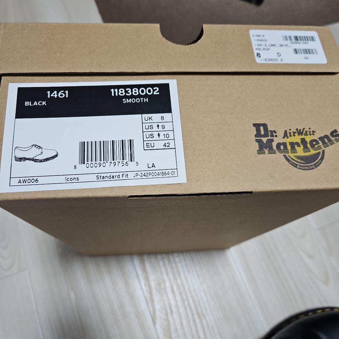 Dr. Martens 1461 スムース ブラック 8/UK