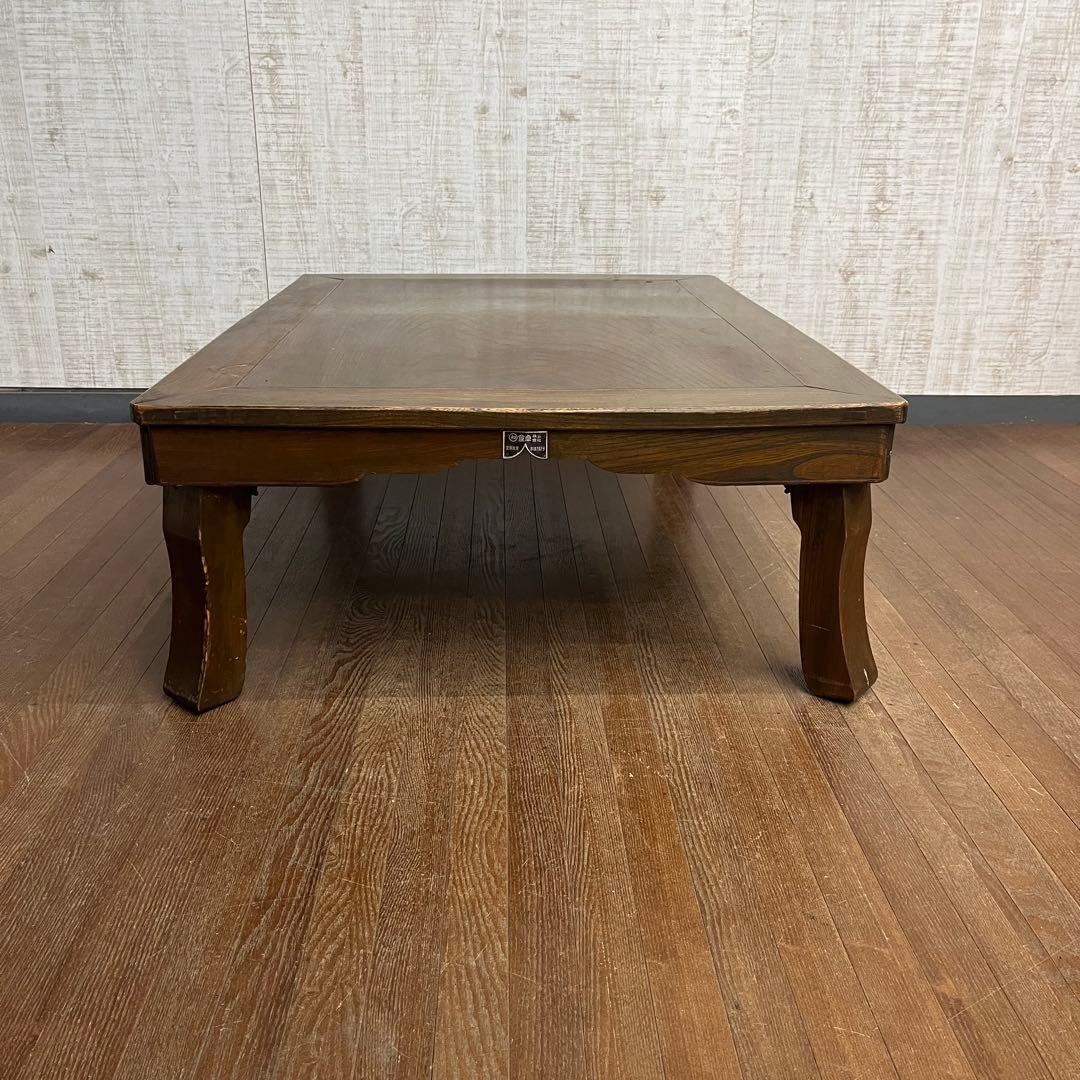 【アンティーク】木製 折りたたみ式 座卓 ちゃぶ台 昭和レトロ 古家具 古民家