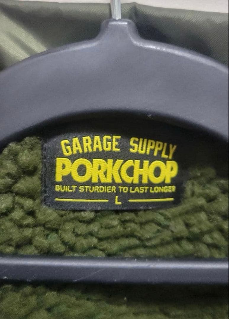 y*n様 美品　PORKCHOP ポークチョップ　ボア　フリース内張りジャケット