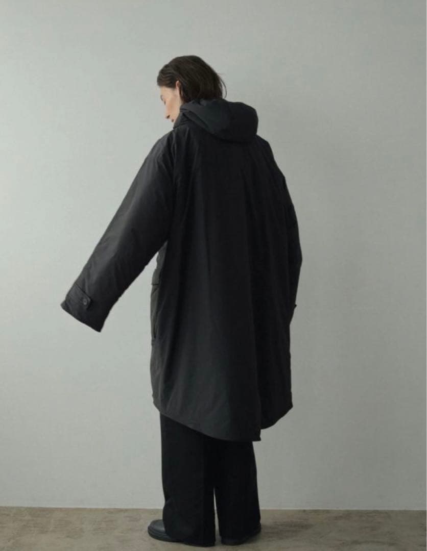 新品‼️ ANUKE アンヌーク　Hooded Coat サイズ36 ブラック