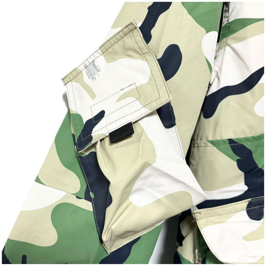 新品 ラッセルノ ゴルフ 2Way カスタム ロング ジャケット カモ L 5