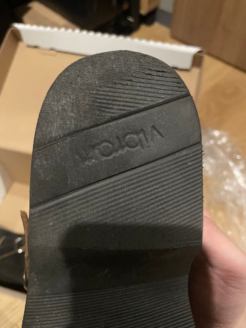 Fernand leather MIDDLE ENGLISH ブラック