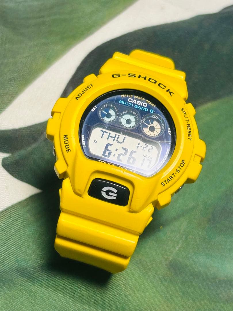 CASIO G-SHOCK GW-6900Aイエロー デジタル腕時計