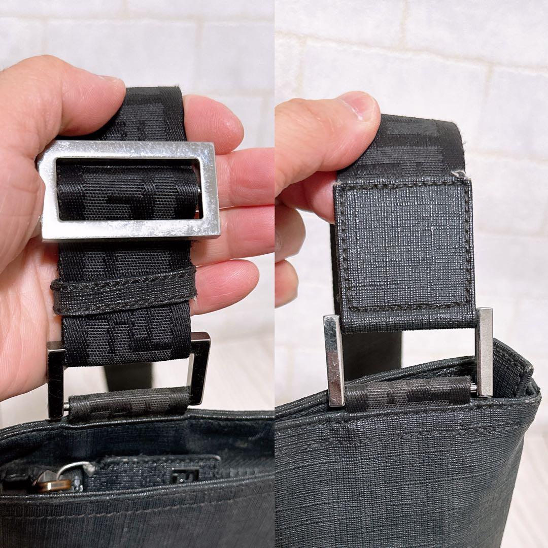 『格安』FENDI(フェンディ)ショルダーバッグ PVC ズッカ柄