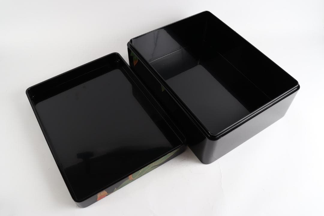 輪島塗　木谷信夫 文庫 蒔絵 文箱 硯箱