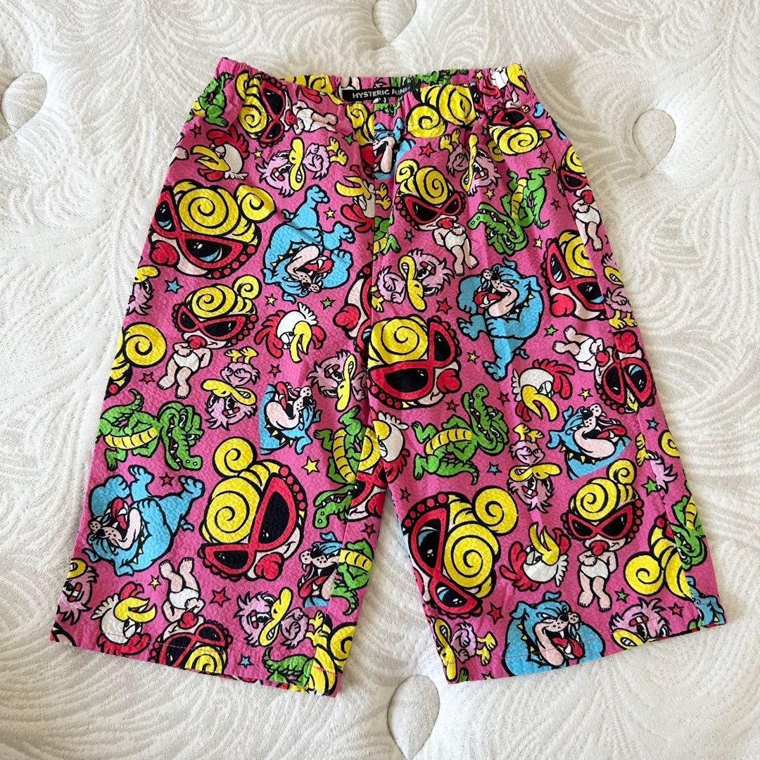 【 未使用 】 ヒスミニ 甚平 Lサイズ 120 130 cm タグ付き ピンク