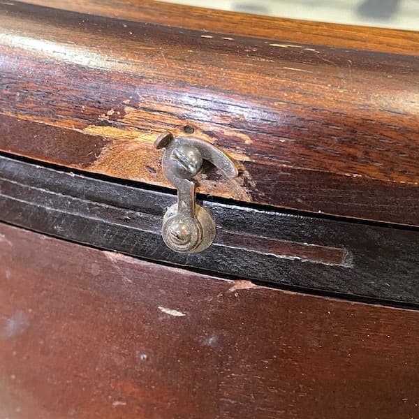 昭和レトロ　AICHITOKEI ビンテージ　かけ時計　ゼンマイ式　柱時計