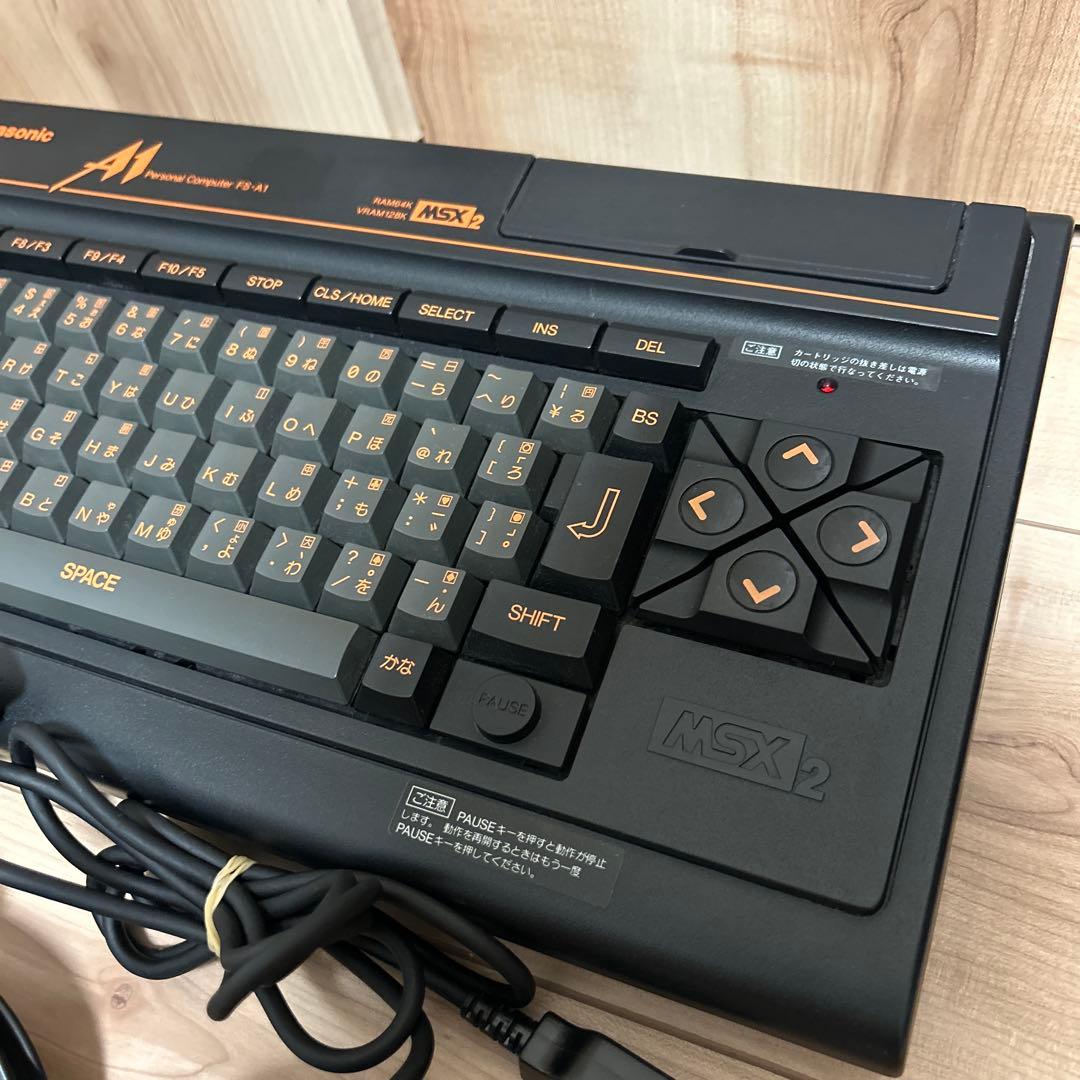 MSX2本体 Panasonic FS-A1 アダプタ、ジョイパッド2個付き