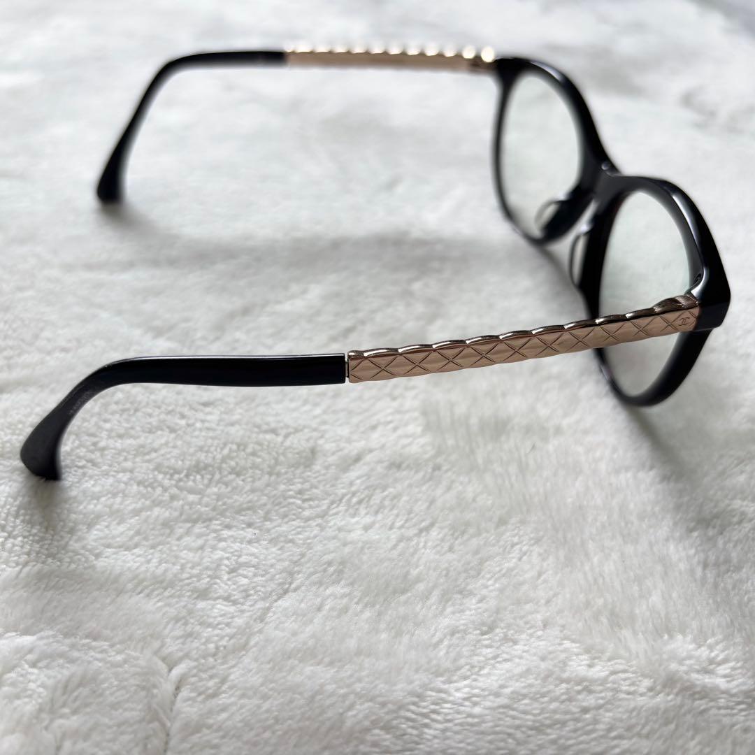 CHANEL サングラス ブラック ゴールド キルティング ココマーク メガネ