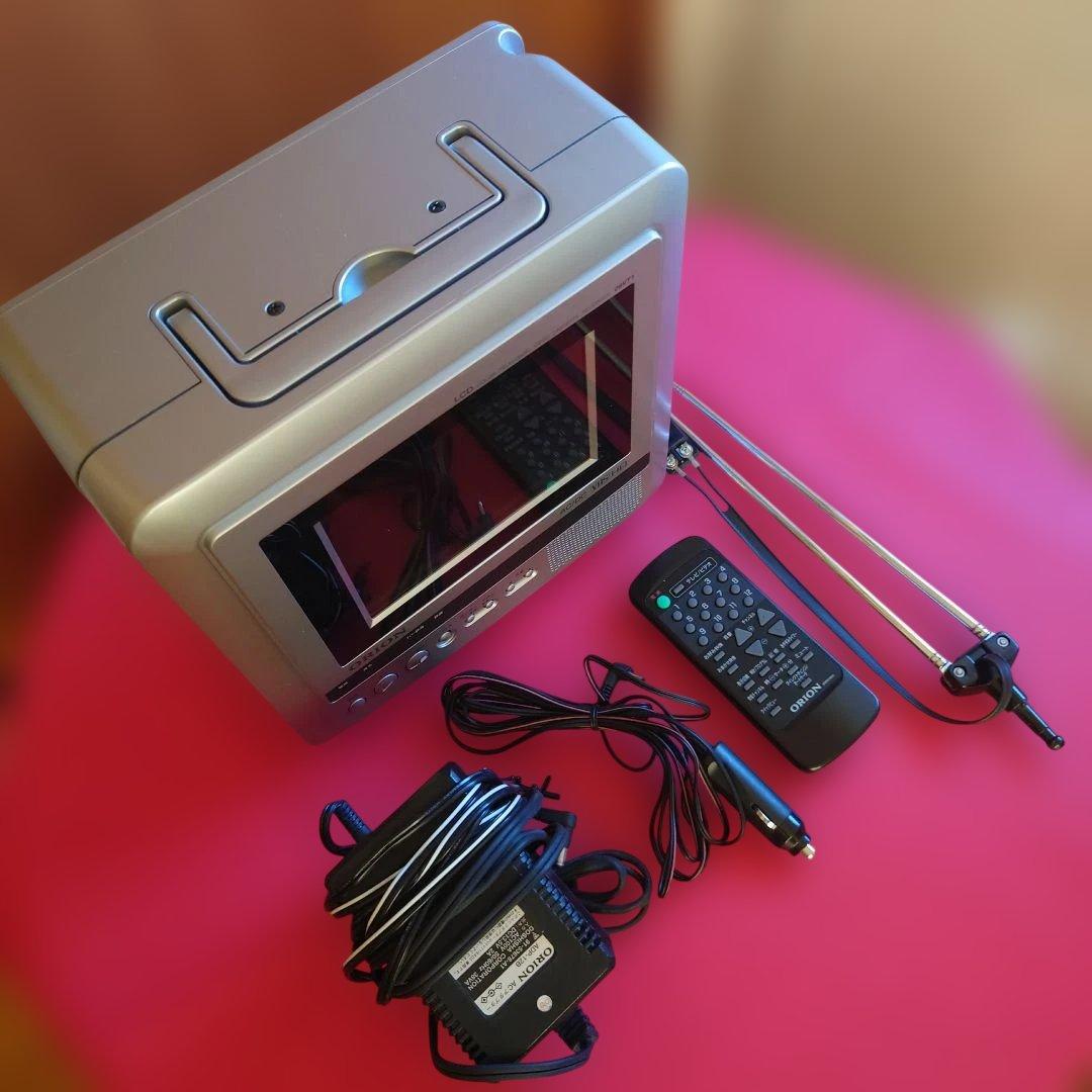 ORIONAC/DC 06-VT1 ポータブル液晶テレビデオ2時電源リモコン付き
