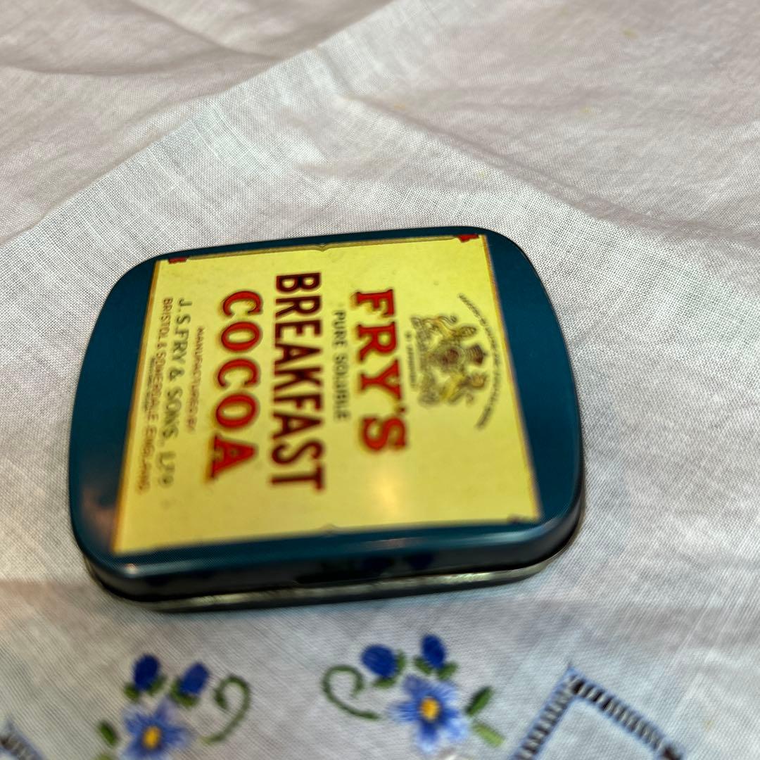 イギリスヴィンテージRobertOpieFry’sBreakfastCOCOA缶