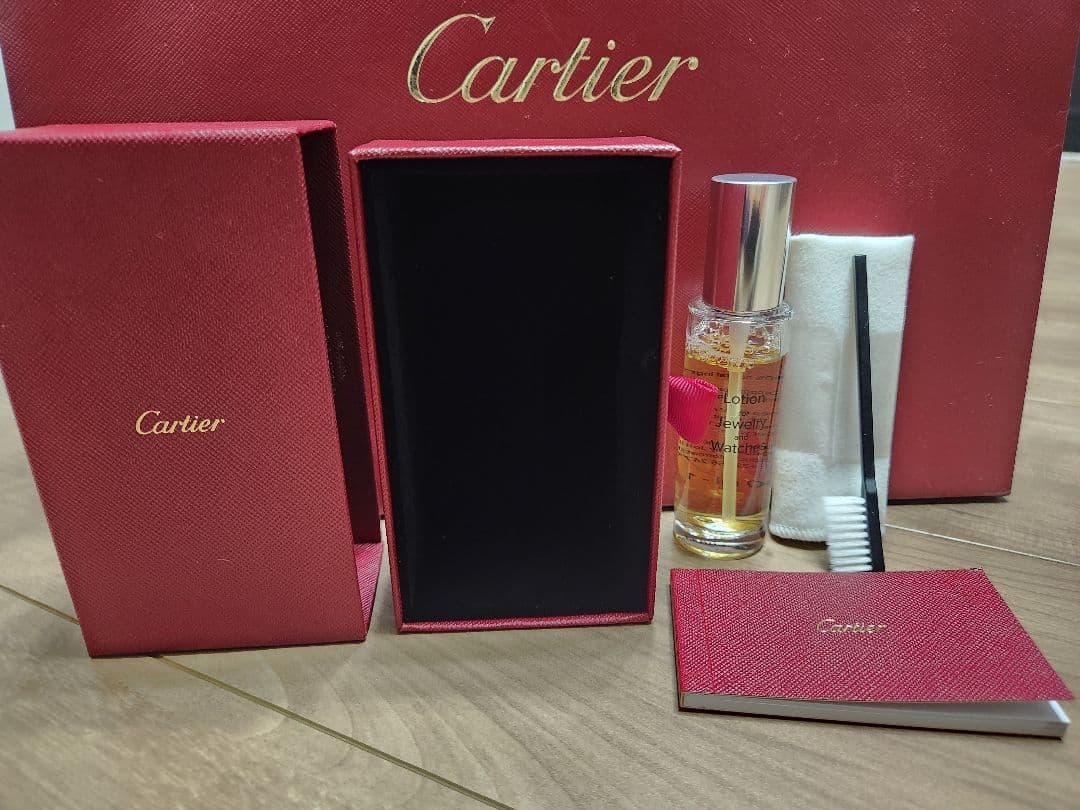 [再値下げ]カルティエ　時計　ケース　クリーニングセット　紙袋