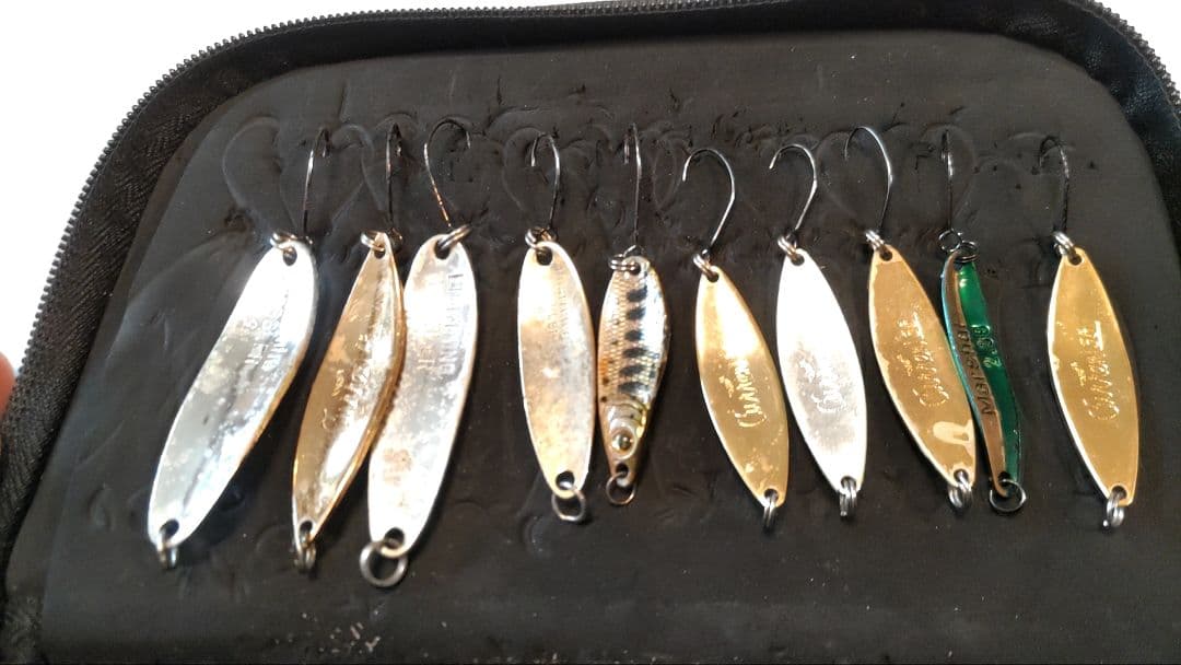 スプーン 77個セット ワレット付 トラウト 管釣り ミュー アルフレッド